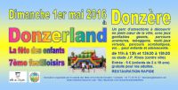 Donzerland. Le dimanche 1er mai 2016 à Donzère. Drome.  11H00
